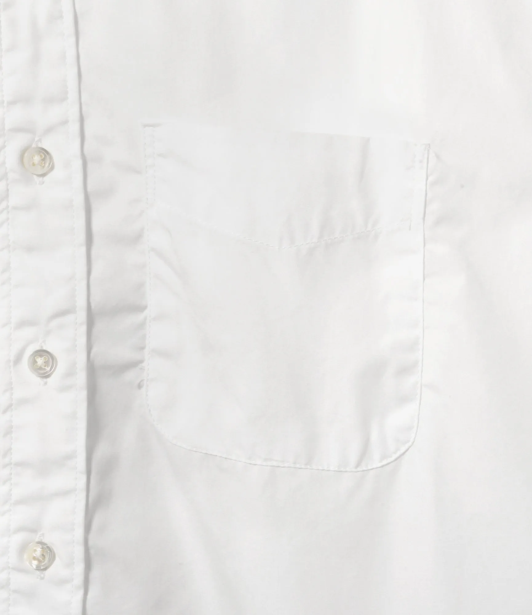 19th Century BD Shirt – White 100's 2-Ply Broadcloth