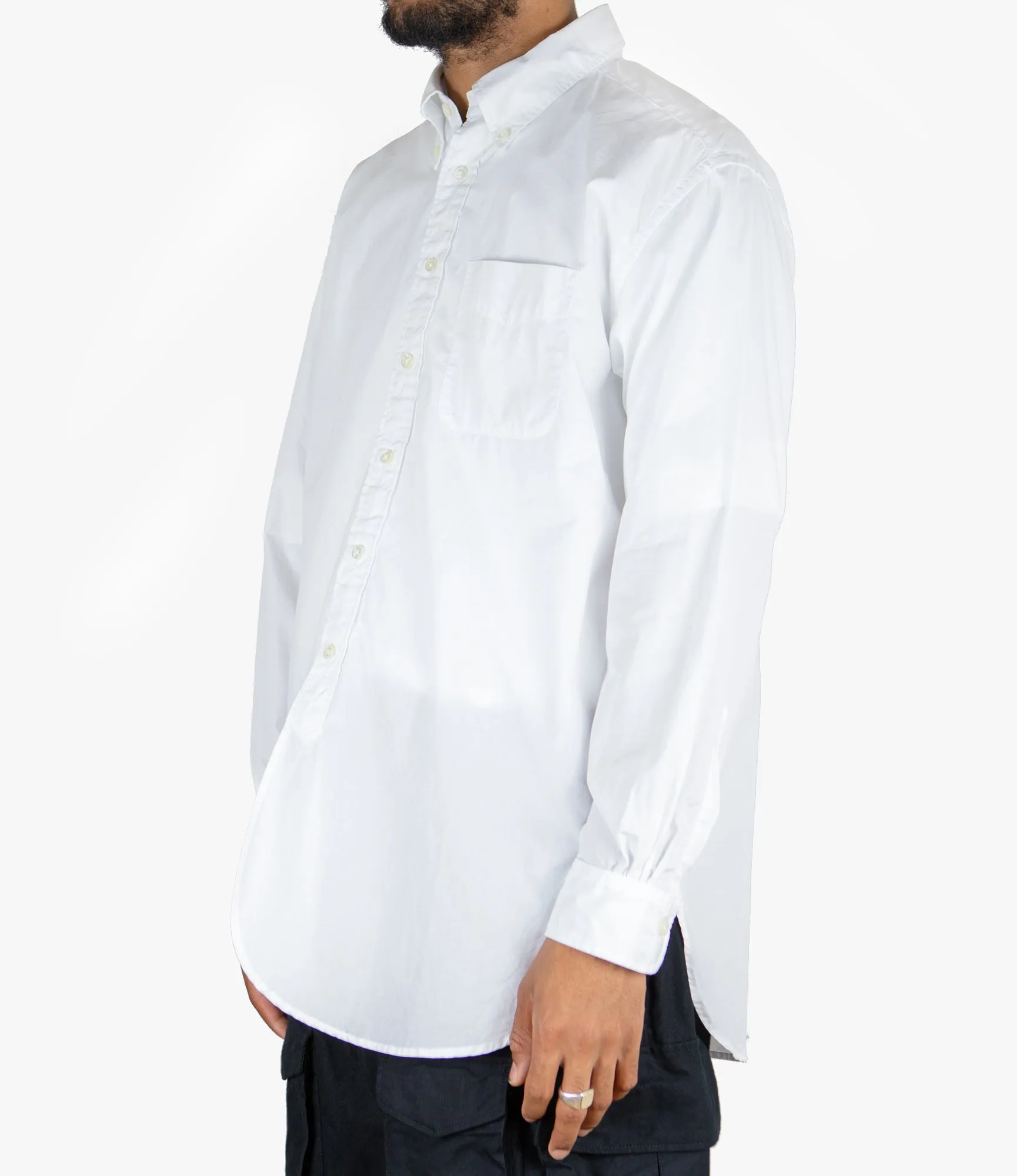 19th Century BD Shirt – White 100's 2-Ply Broadcloth