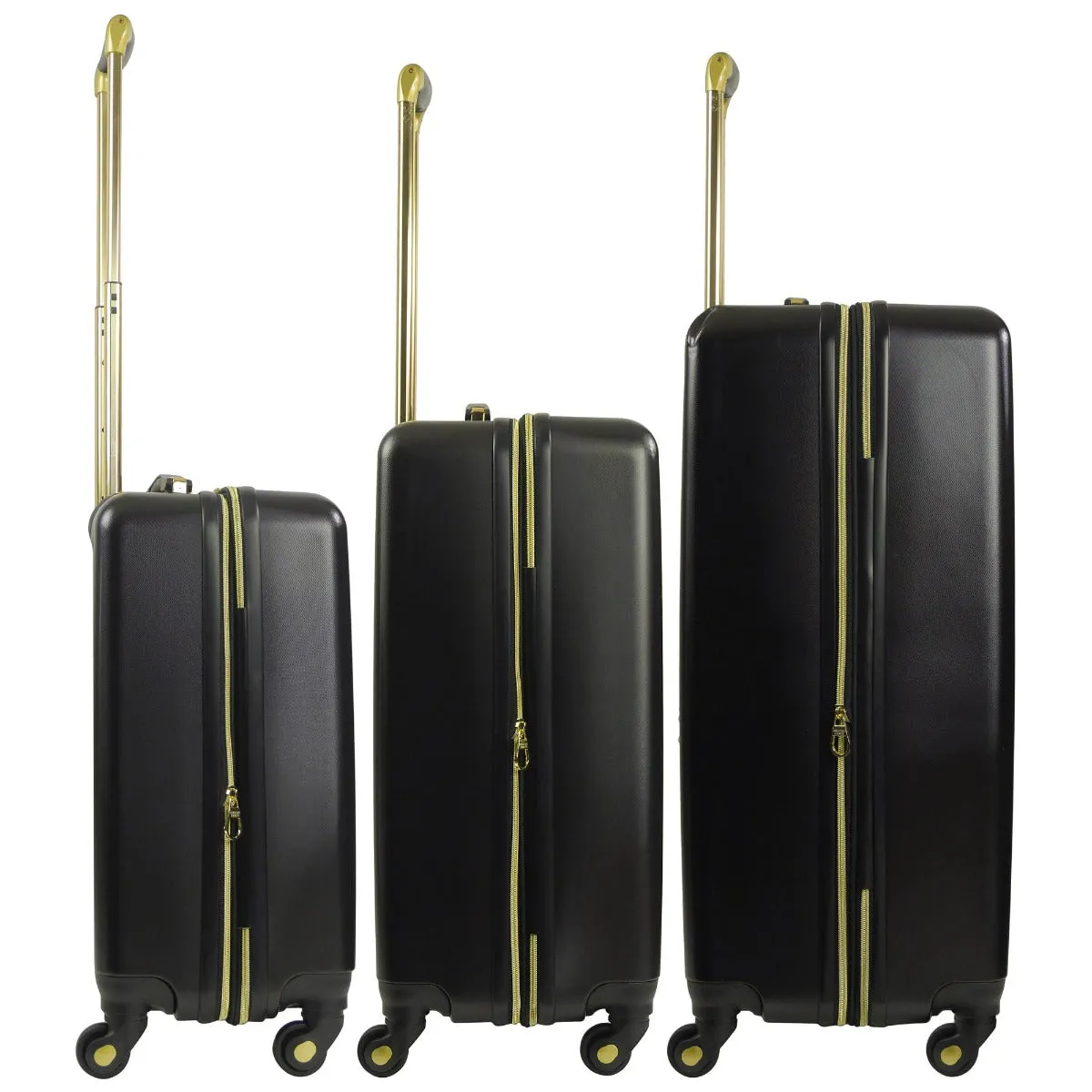 Addie Hardside Spinner 3-Piece Luggage Set - Black