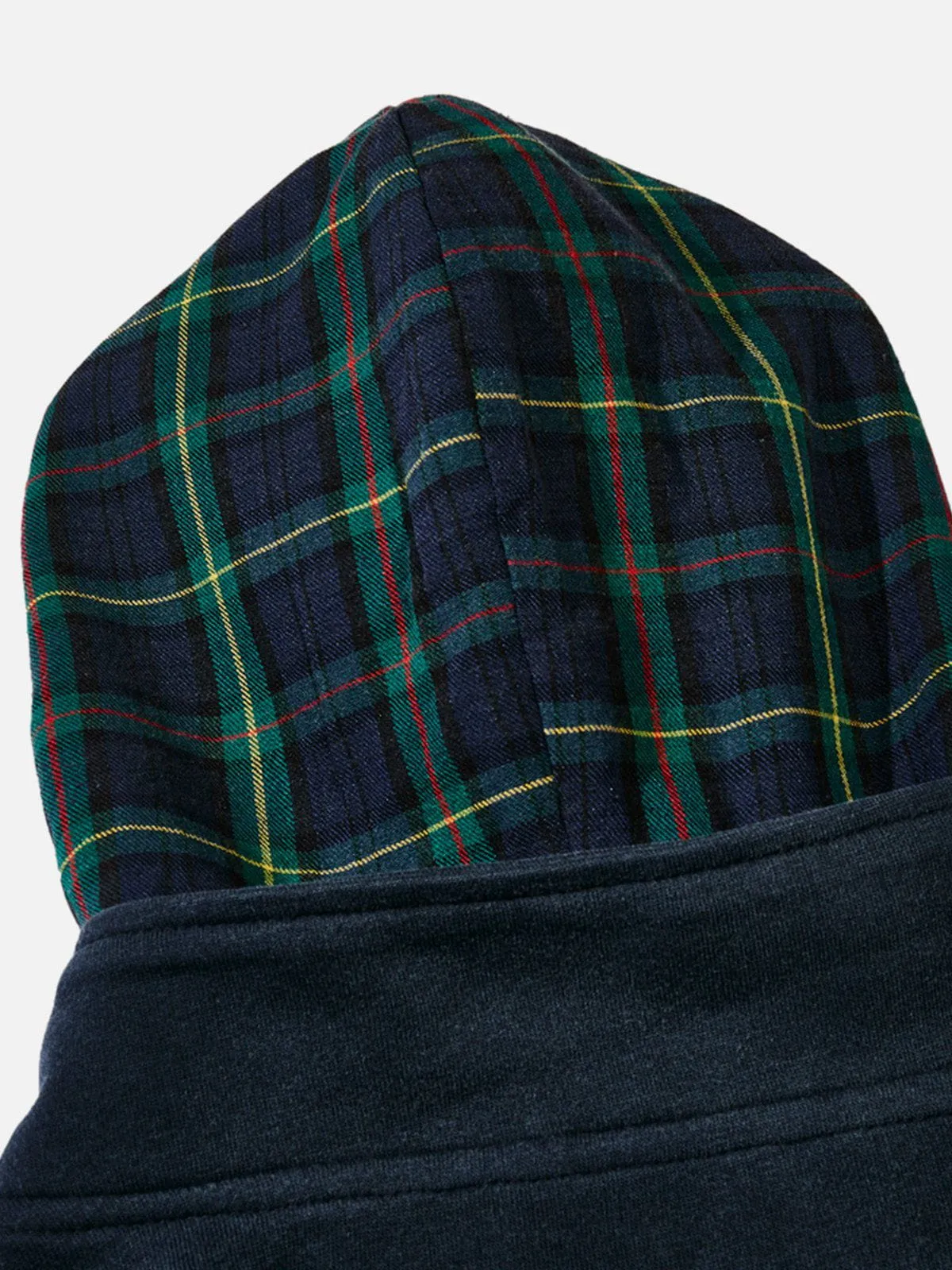 Aelfric Eden Basic Plaid Washed Zip Up Hoodie