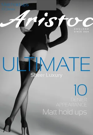 Aristoc Ultimate Sheer Luxury Nanofibre Matt Hold Ups 10 Denier