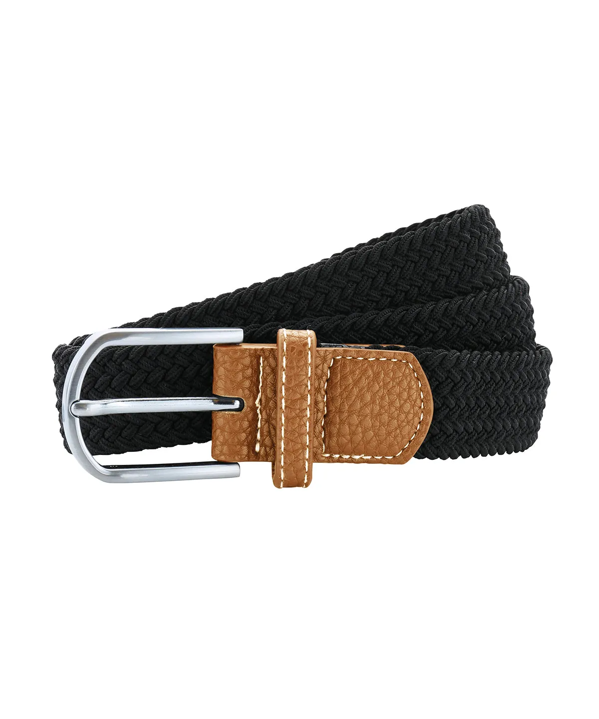 Black - Braid stretch belt