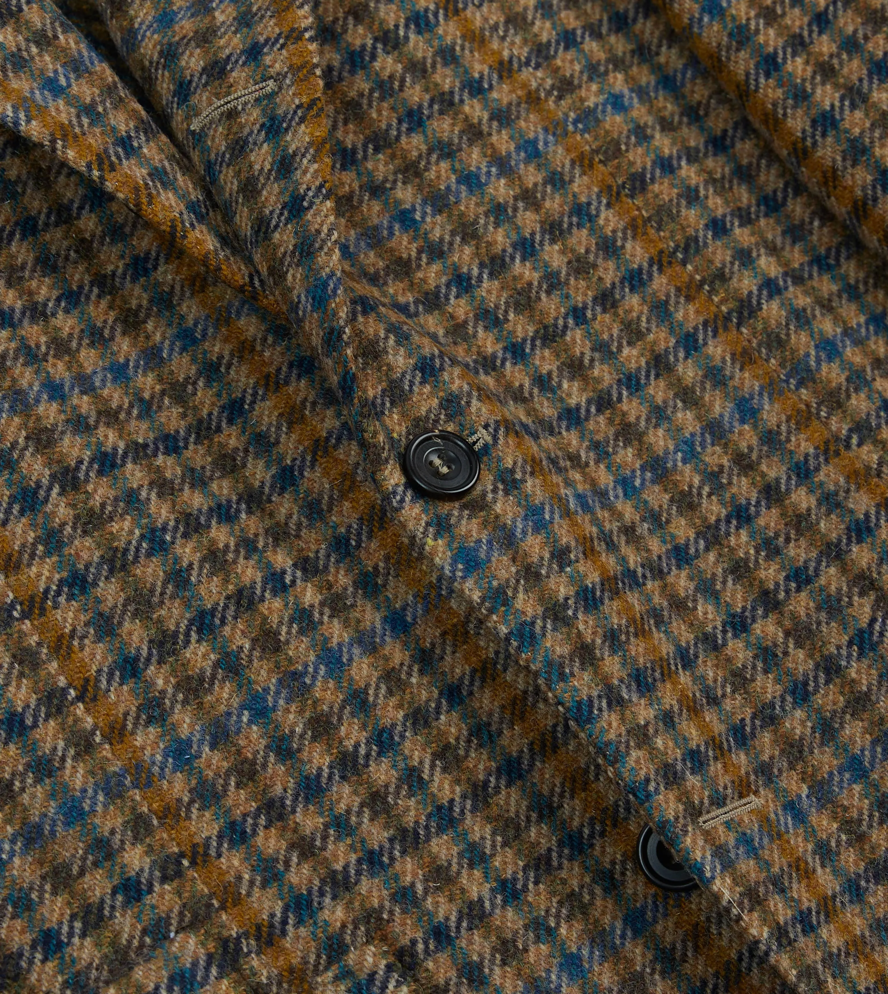 Blue Gun Club Check Tweed Blazer