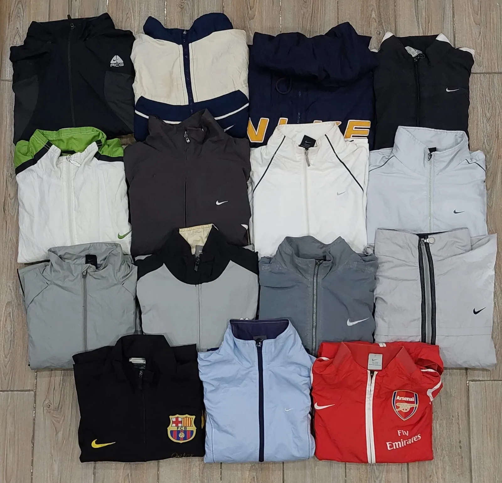 Branded Nike Track Jackets - 15 Pieces