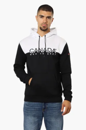 Canada Weather Gear Colour Block Embroidered Logo Hoodie - White