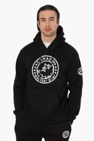 Canada Weather Gear Solid Centre Logo Hoodie - Black