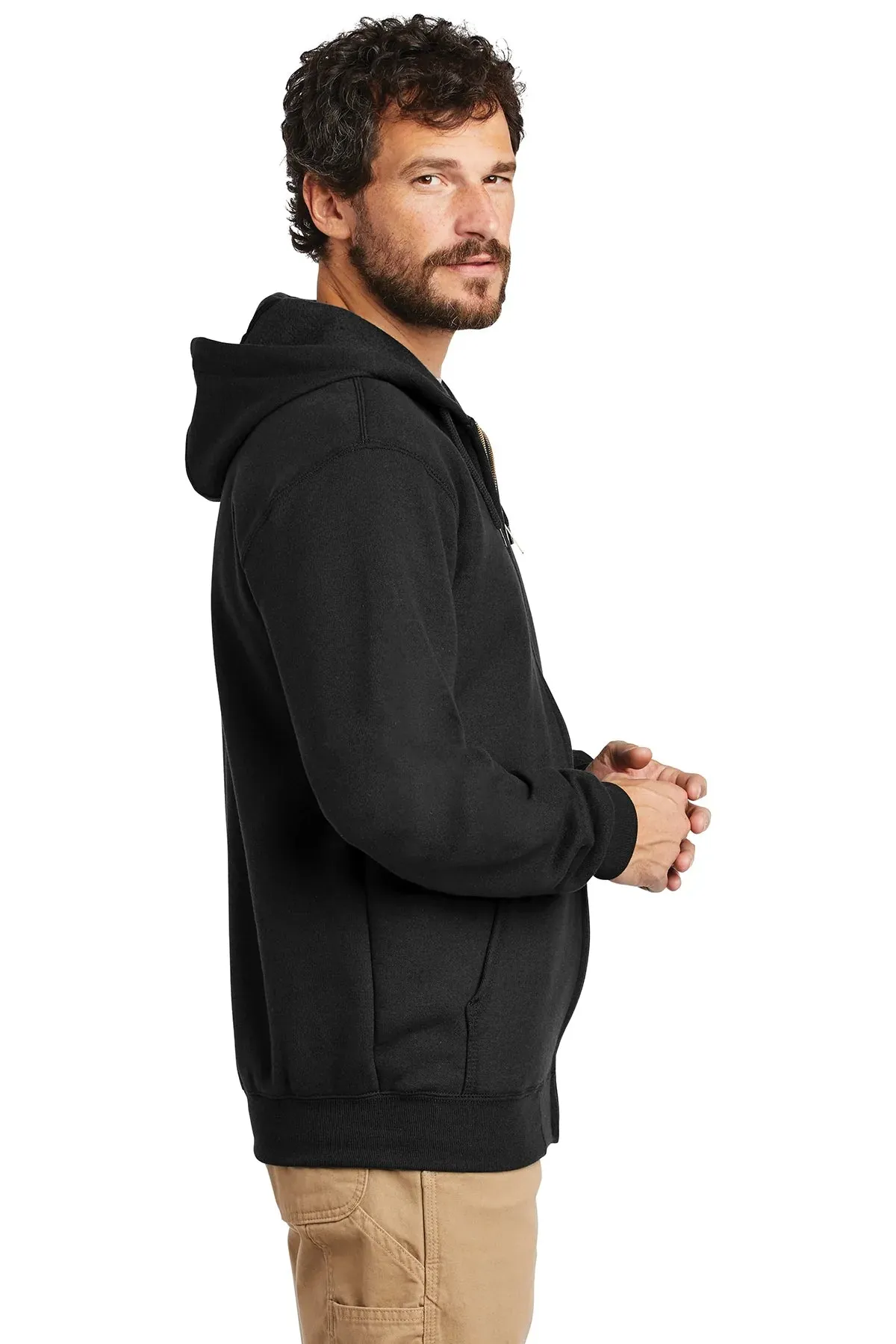 Carhartt Midweight Zip Up Hoodies, Black