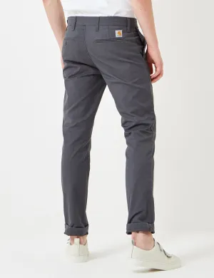 Carhartt-WIP Sid Pant Chino (Slim) - Blacksmith Grey