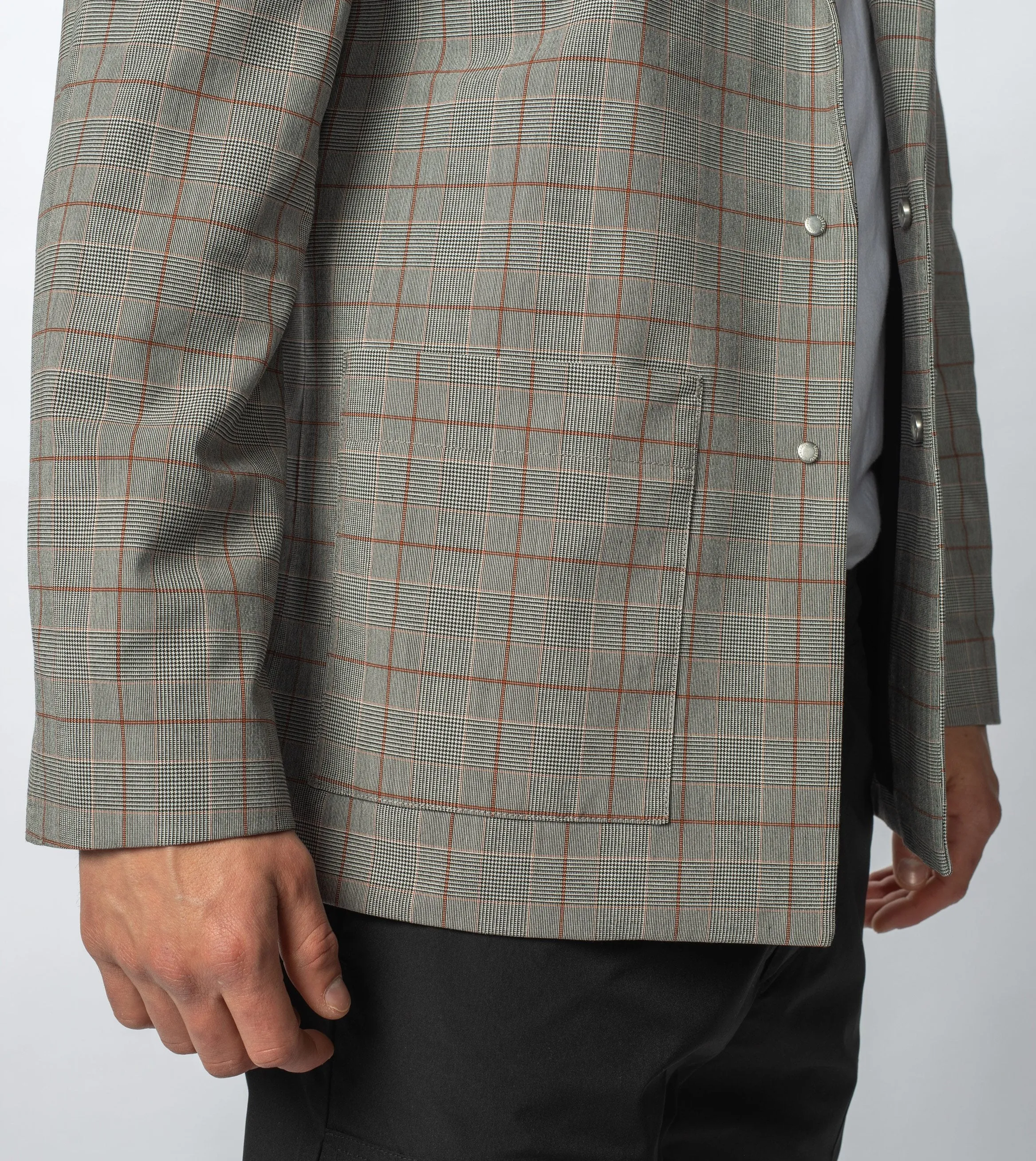 Check Os Blazer Grey Check