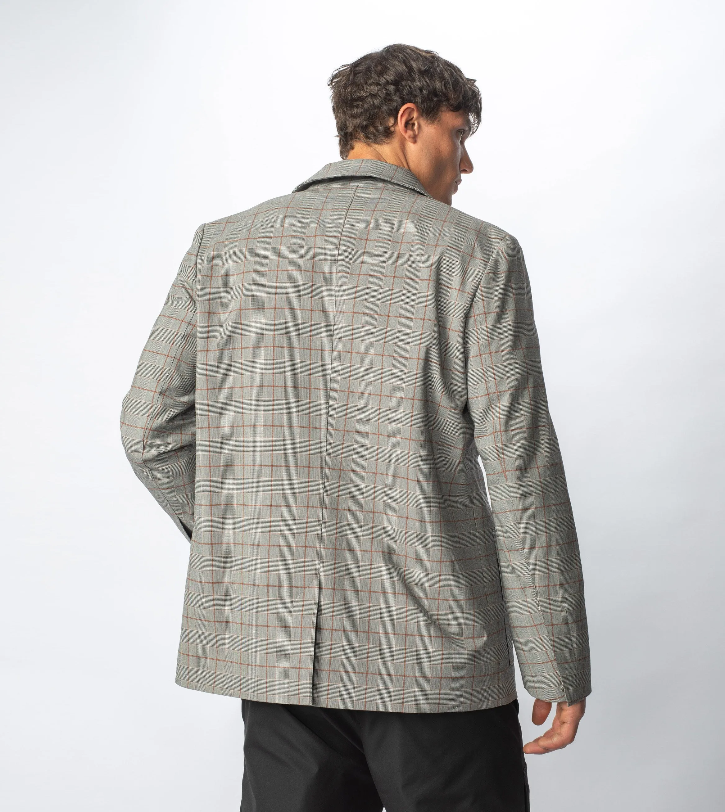 Check Os Blazer Grey Check