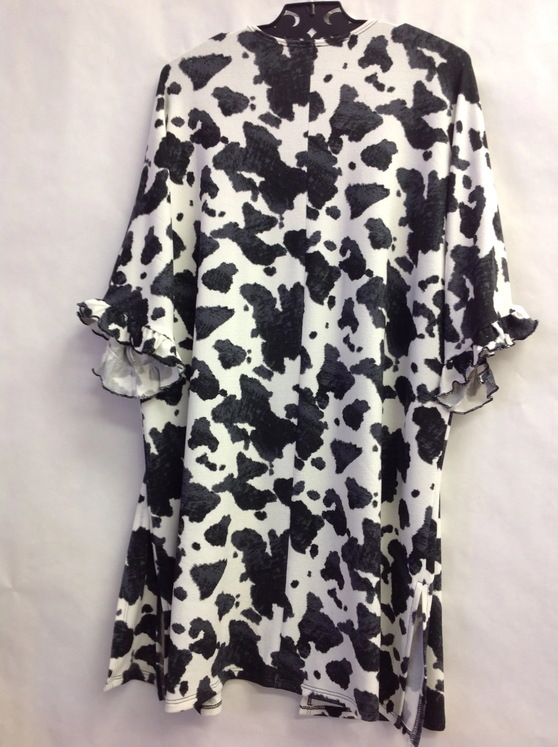 COW PRINT CARDIGAN