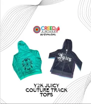 CR1604 Y2K Juicy Couture Track Tops - 20 Pcs