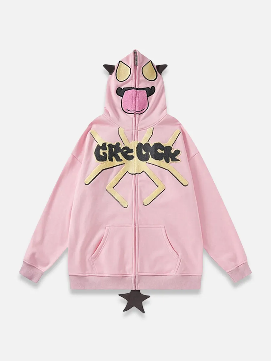 CREOCK ZIP-UP HOODIE