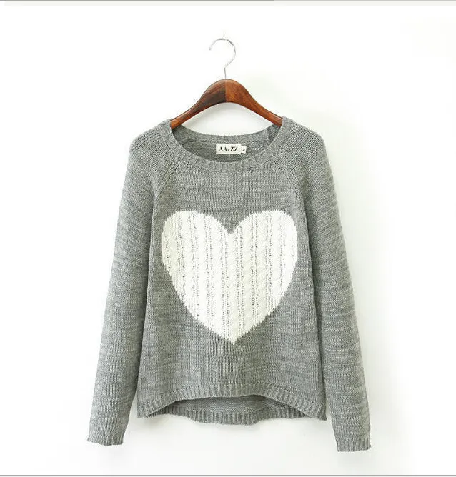 Cute sweetheart girl sweater,long sleeve sweater    S586