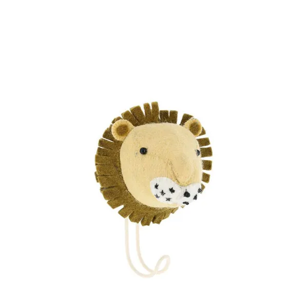 Fiona Walker Animal Head Hook – Lion