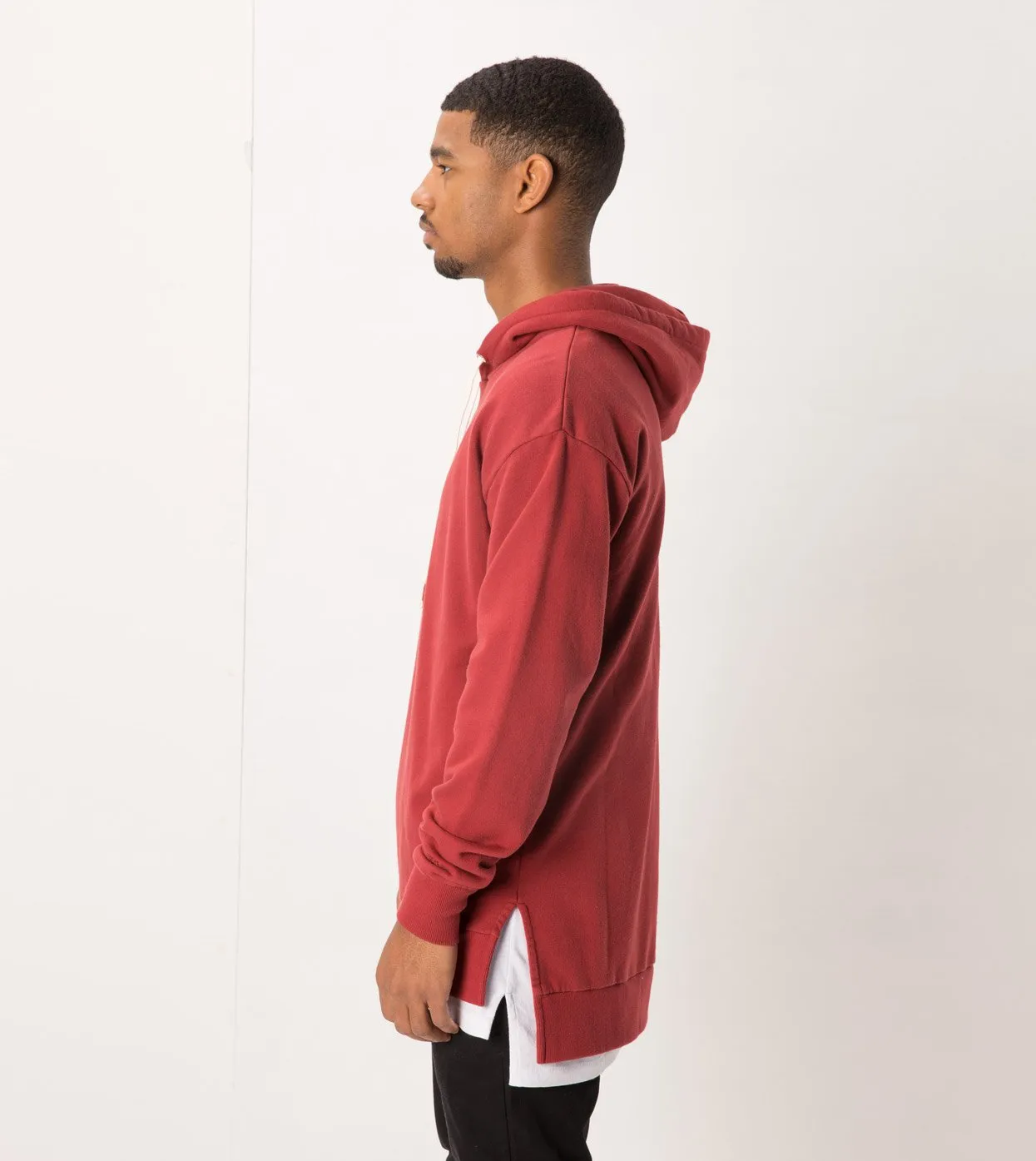 Flintlock Hood Sweat Dk Cherry