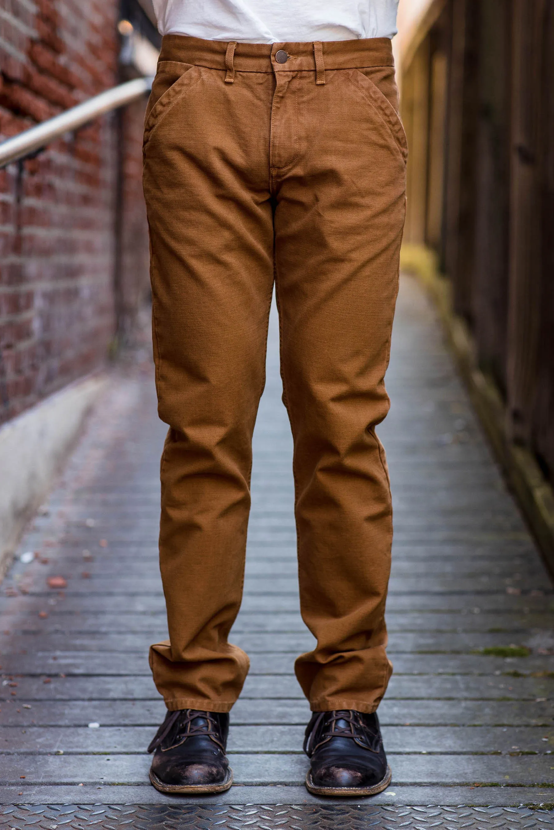 Freenote Cloth Workers Chino Slim Fit - 14oz Slub Rust