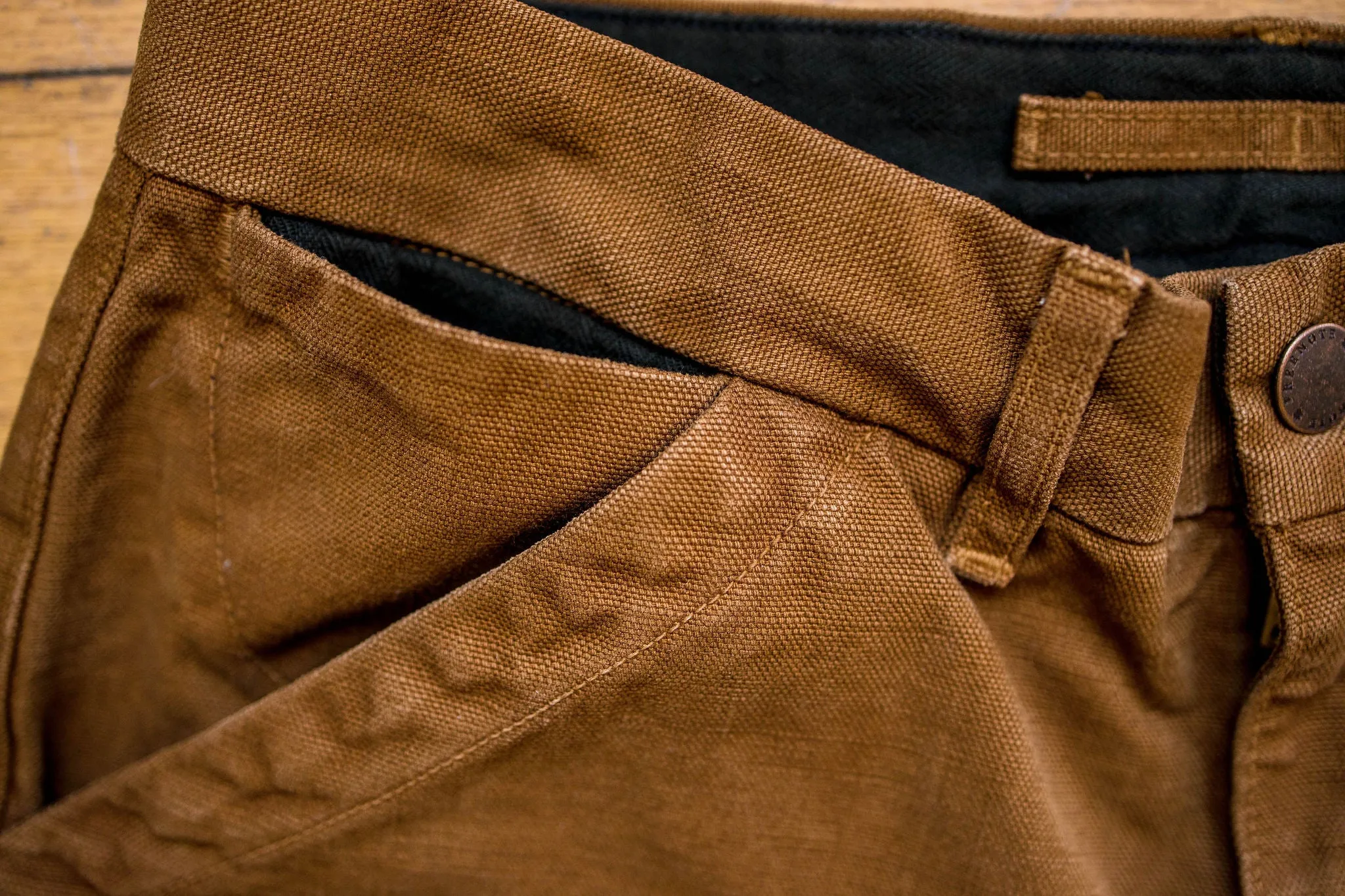 Freenote Cloth Workers Chino Slim Fit - 14oz Slub Rust