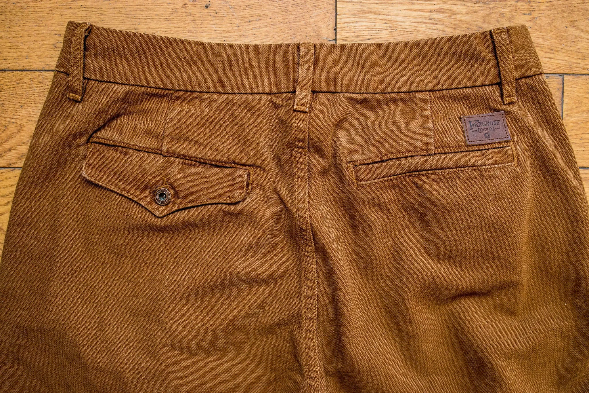 Freenote Cloth Workers Chino Slim Fit - 14oz Slub Rust