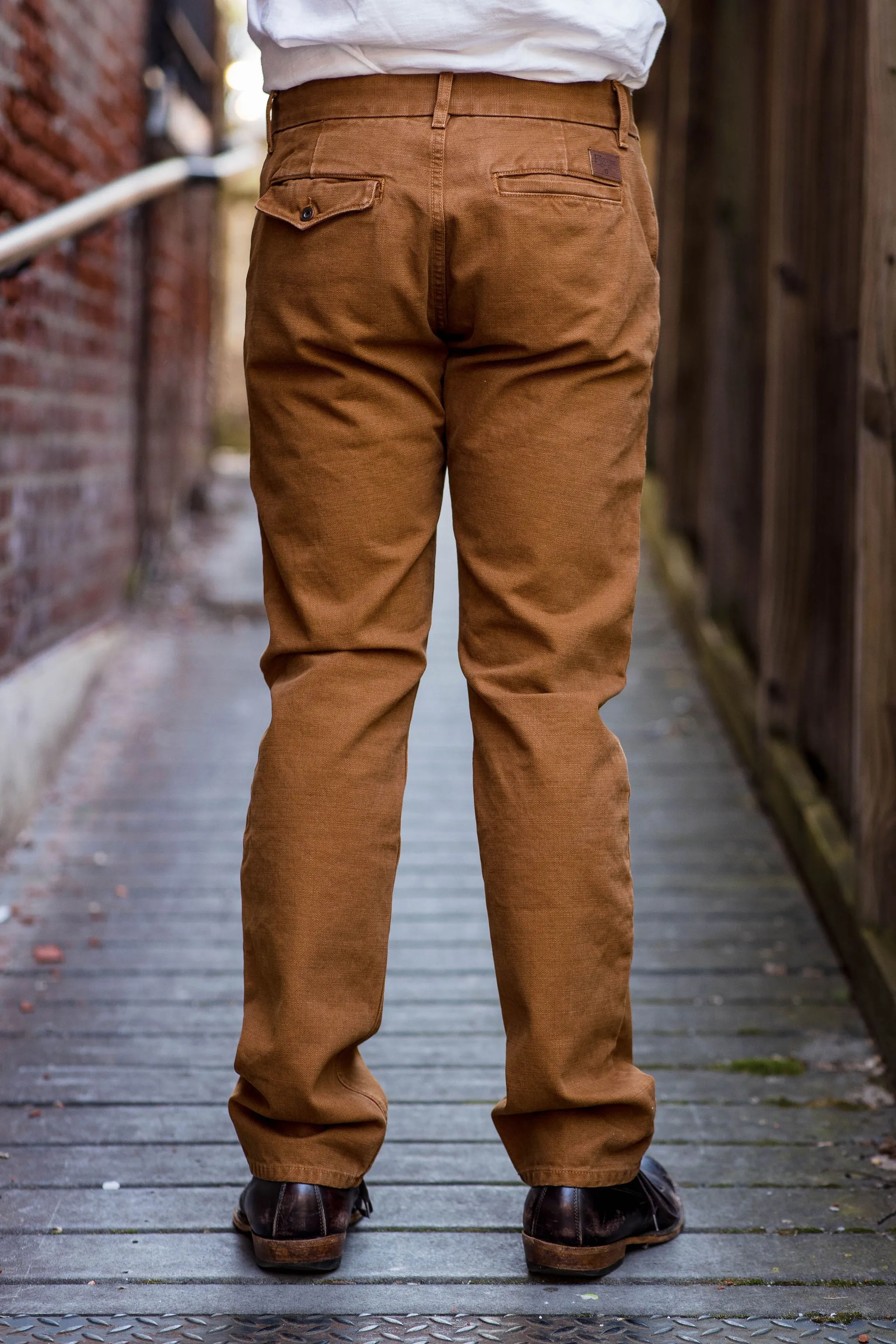 Freenote Cloth Workers Chino Slim Fit - 14oz Slub Rust