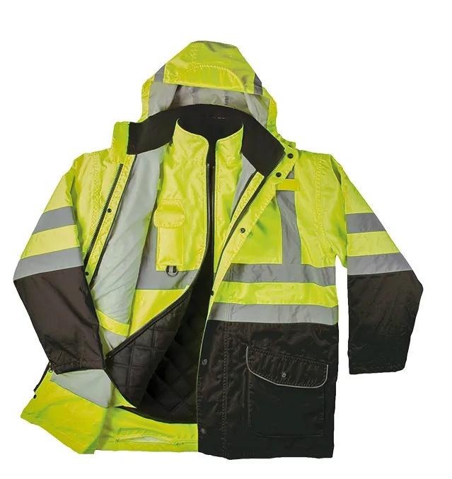 Game Sportswear The Black Bottom 6 in 1 Hi Vis Jacket