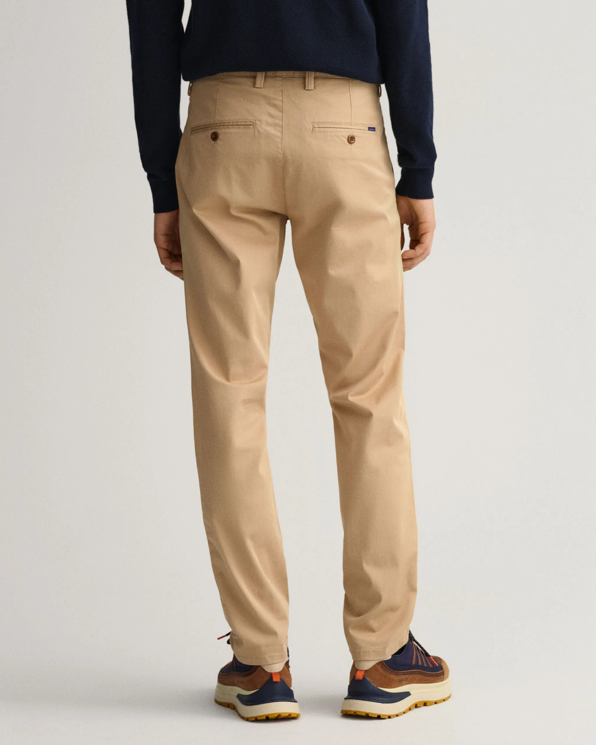 GANT - Hallden Twill Chinos, Dark Khaki