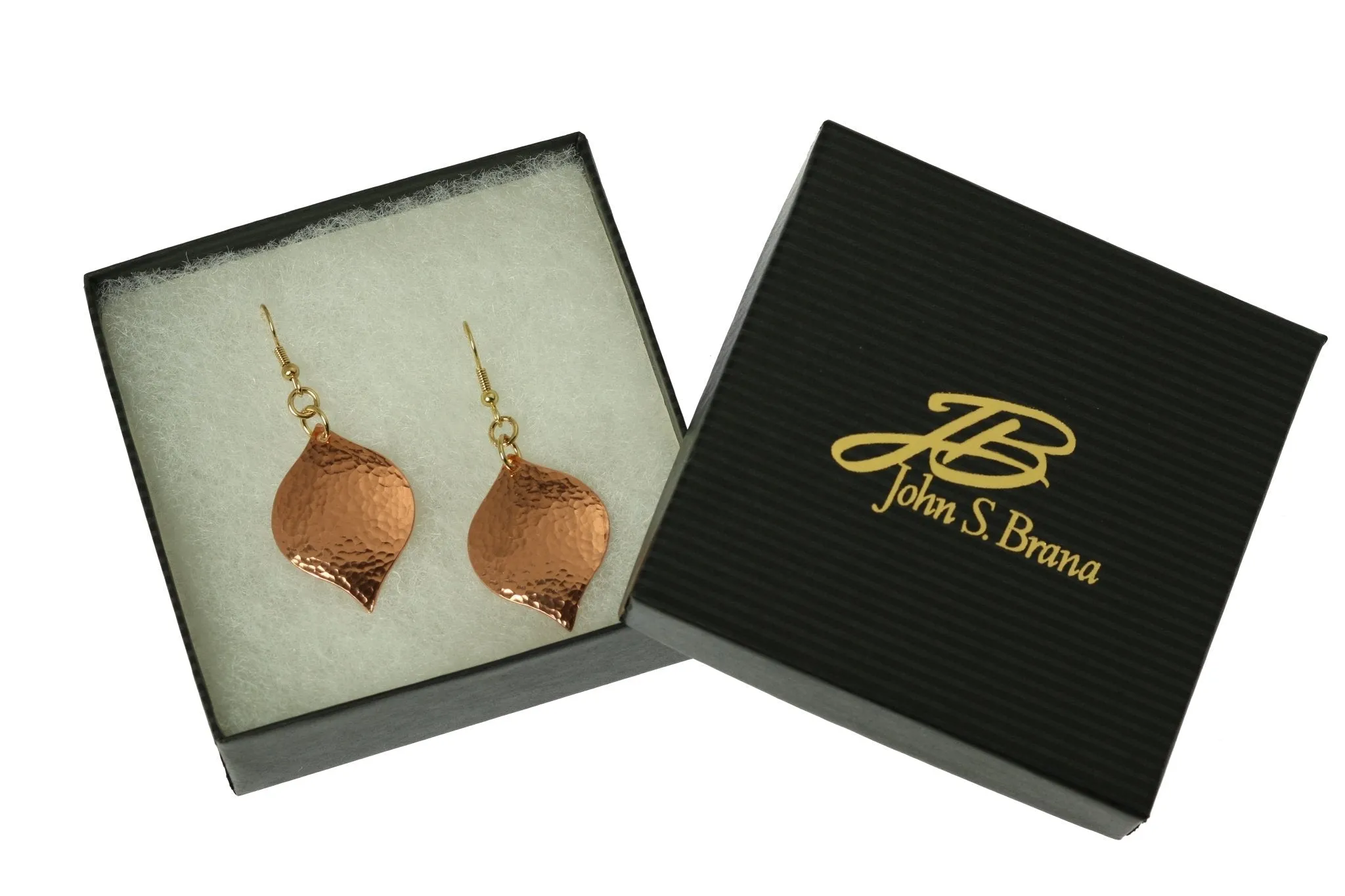 Hammered Copper Marrakesh Drop Earrings