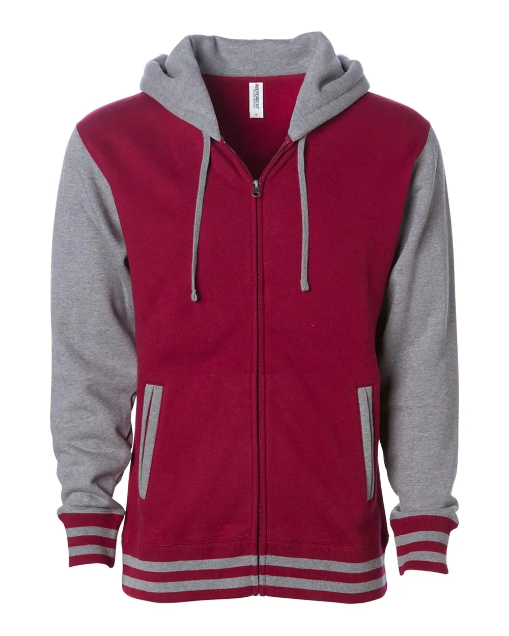 Heavyweight Varsity Full-Zip Hooded Sweatshirt