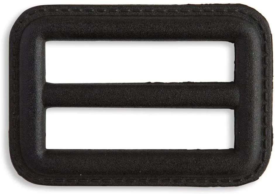 Imitation Leather Belt Buckle 1 1/2" Black for Overcoats and Raincoats