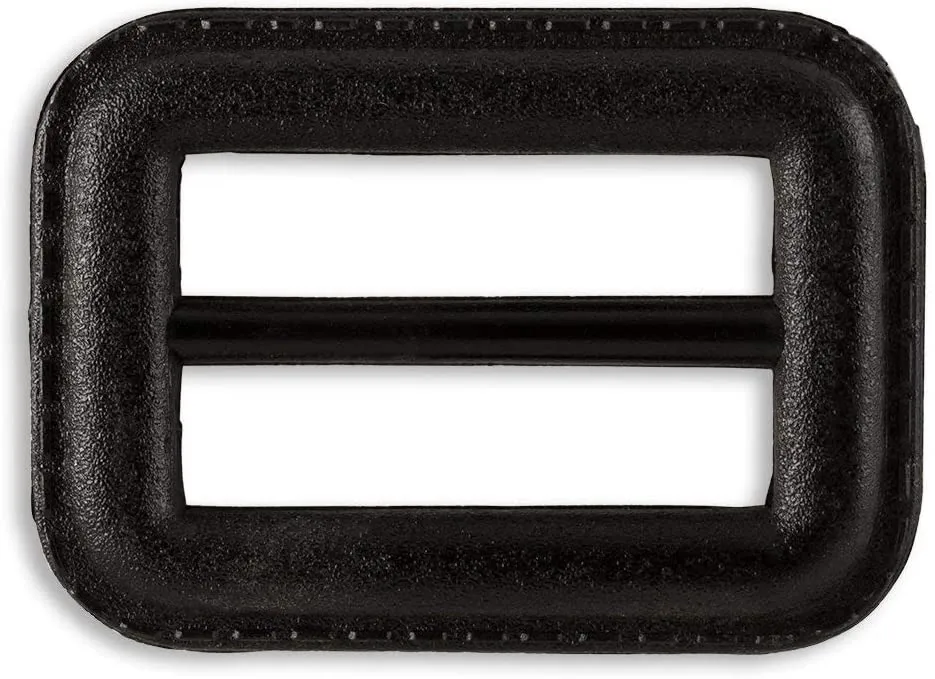 Imitation Leather Belt Buckle 1 1/2" Black for Overcoats and Raincoats