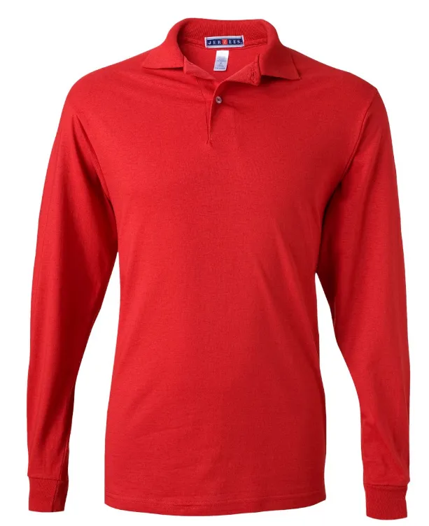 JERZEES - SpotShield™ 50/50 Long Sleeve Polo