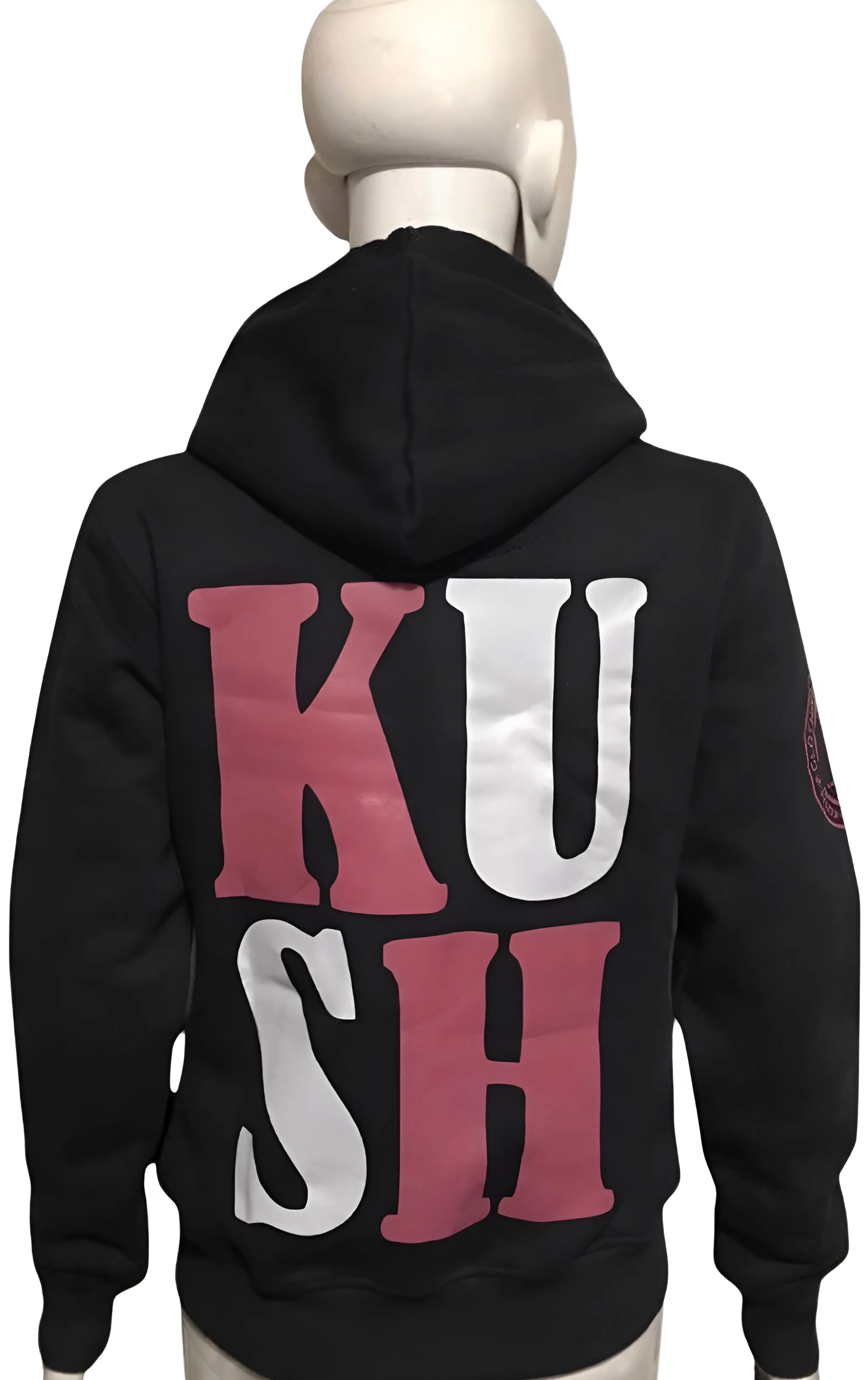 ^KUSH CLOTHING^ (NAVY-PINK) ZIP UP HOODIES FOR WOMEN