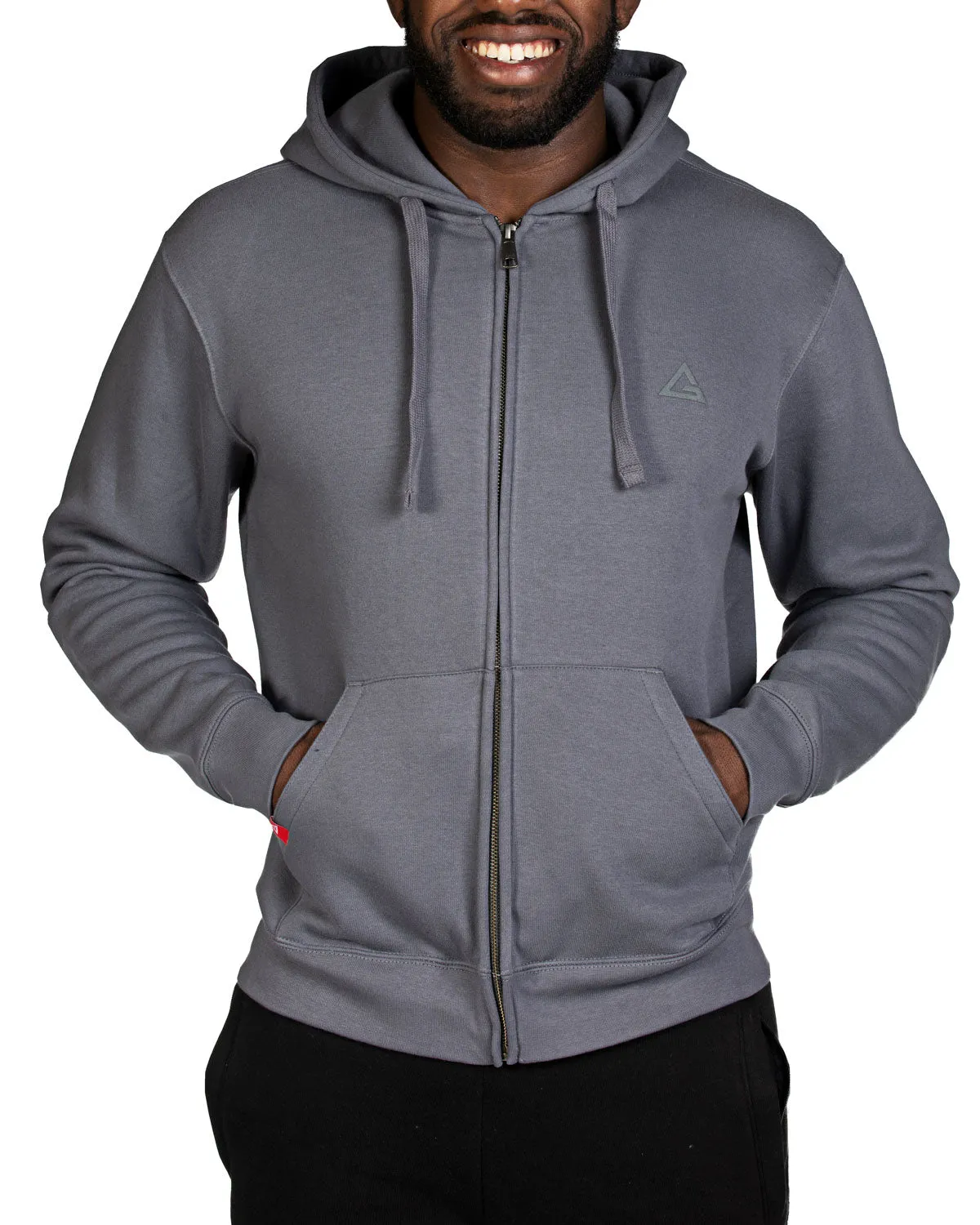 Legacy Mens Zip Up - Grey