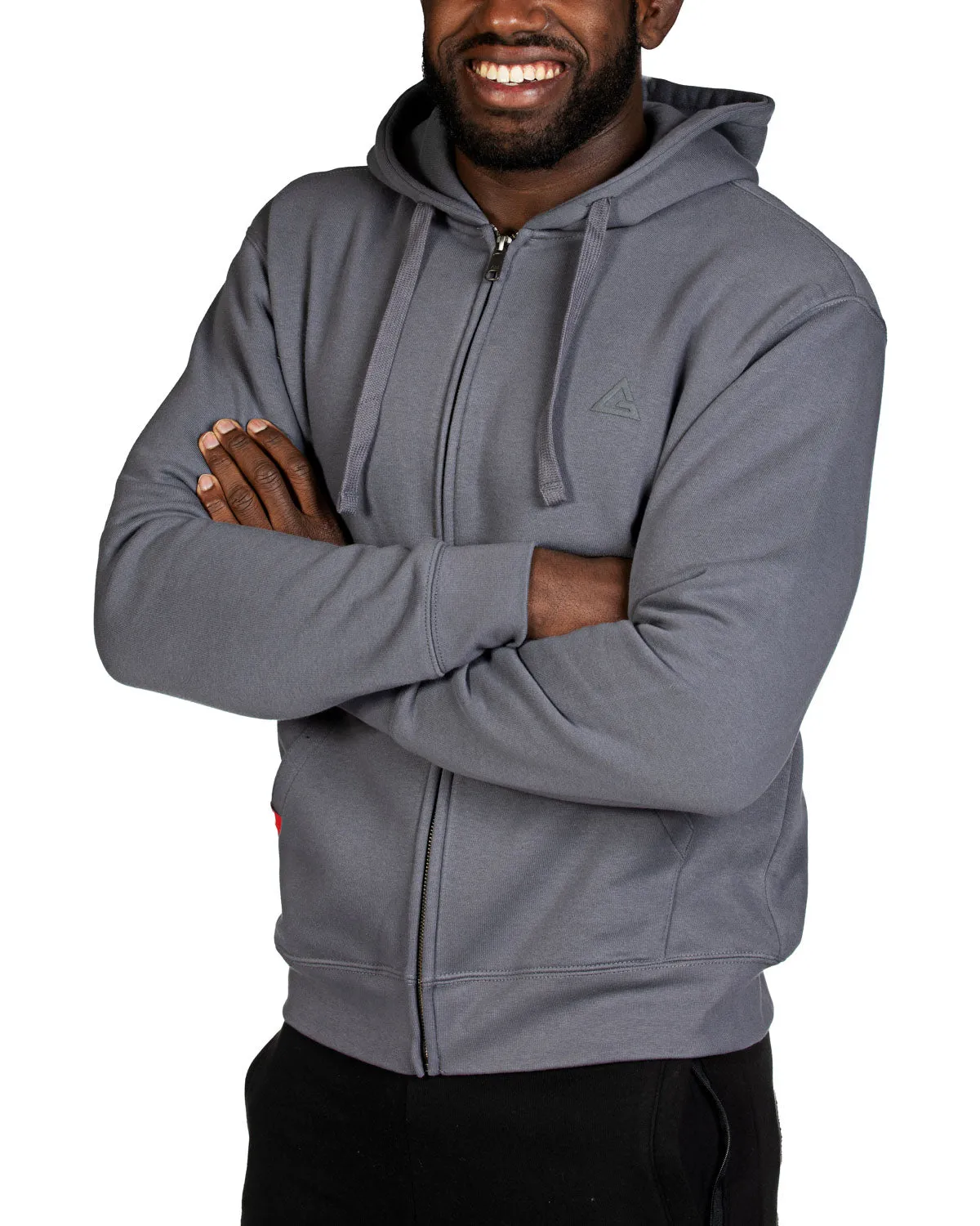 Legacy Mens Zip Up - Grey