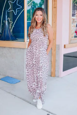 Leisure Time Leopard Maxi Dress