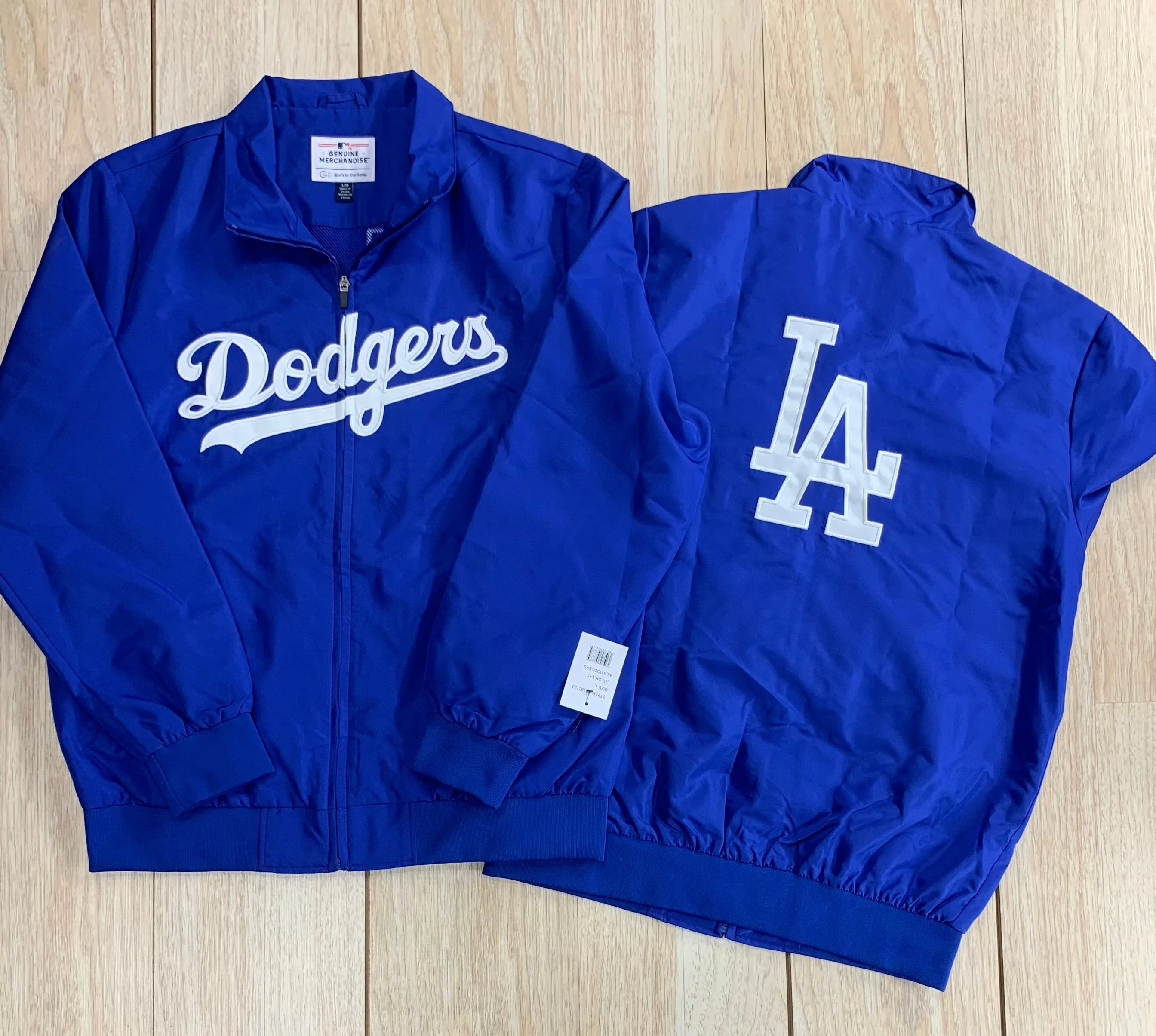 Los Angeles Dodgers Blue Zip Up Jacket