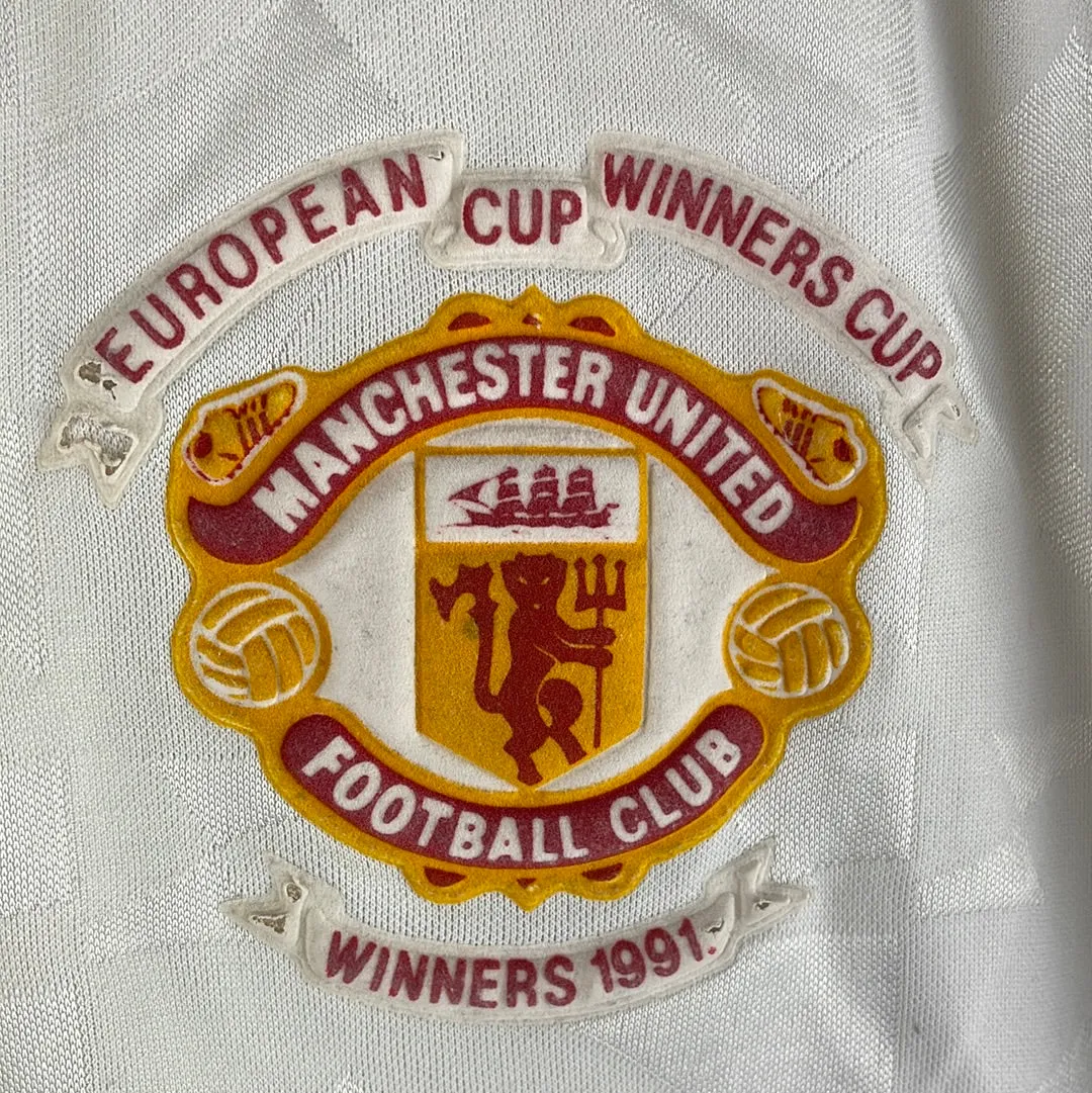 Manchester United 1991 Away Shirt - ECWC - 44-46 - Extra Large