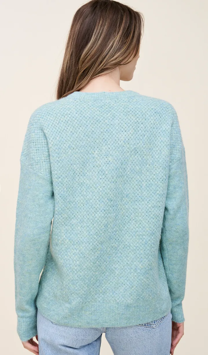 Mint Textured Sweater