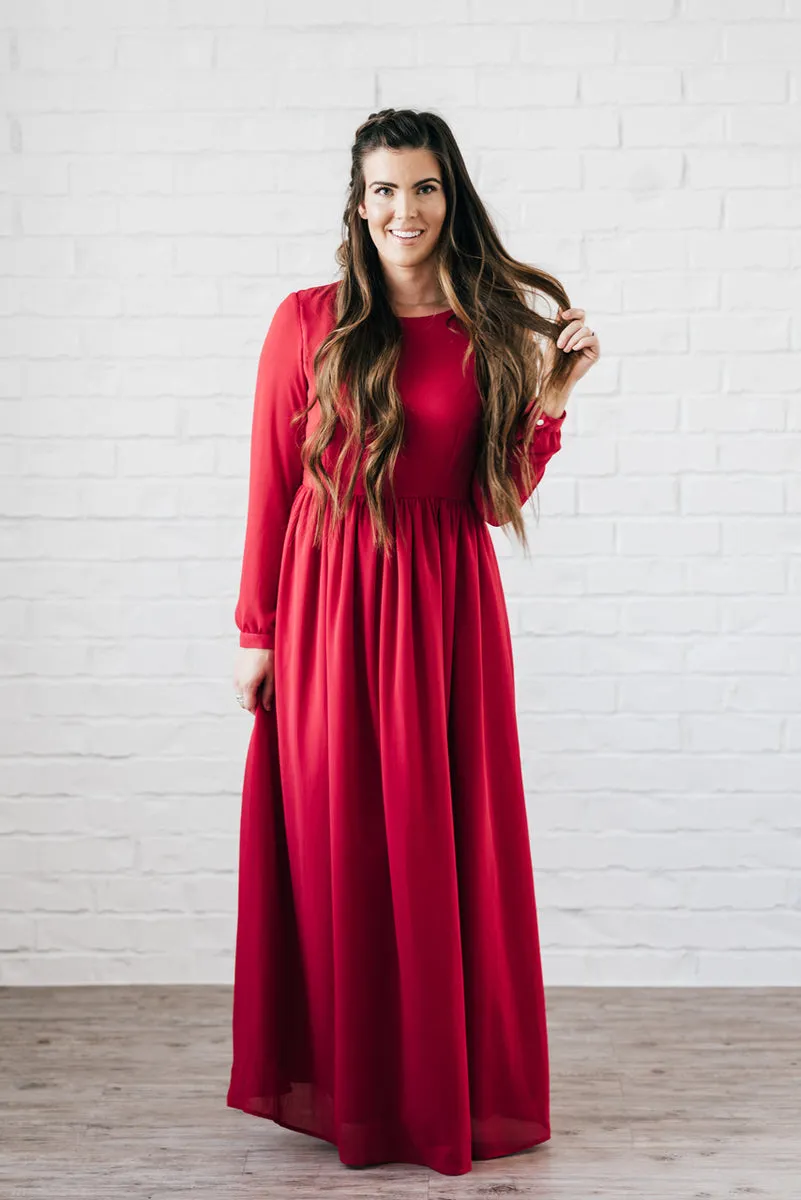 Nantucket Maxi Dress Red