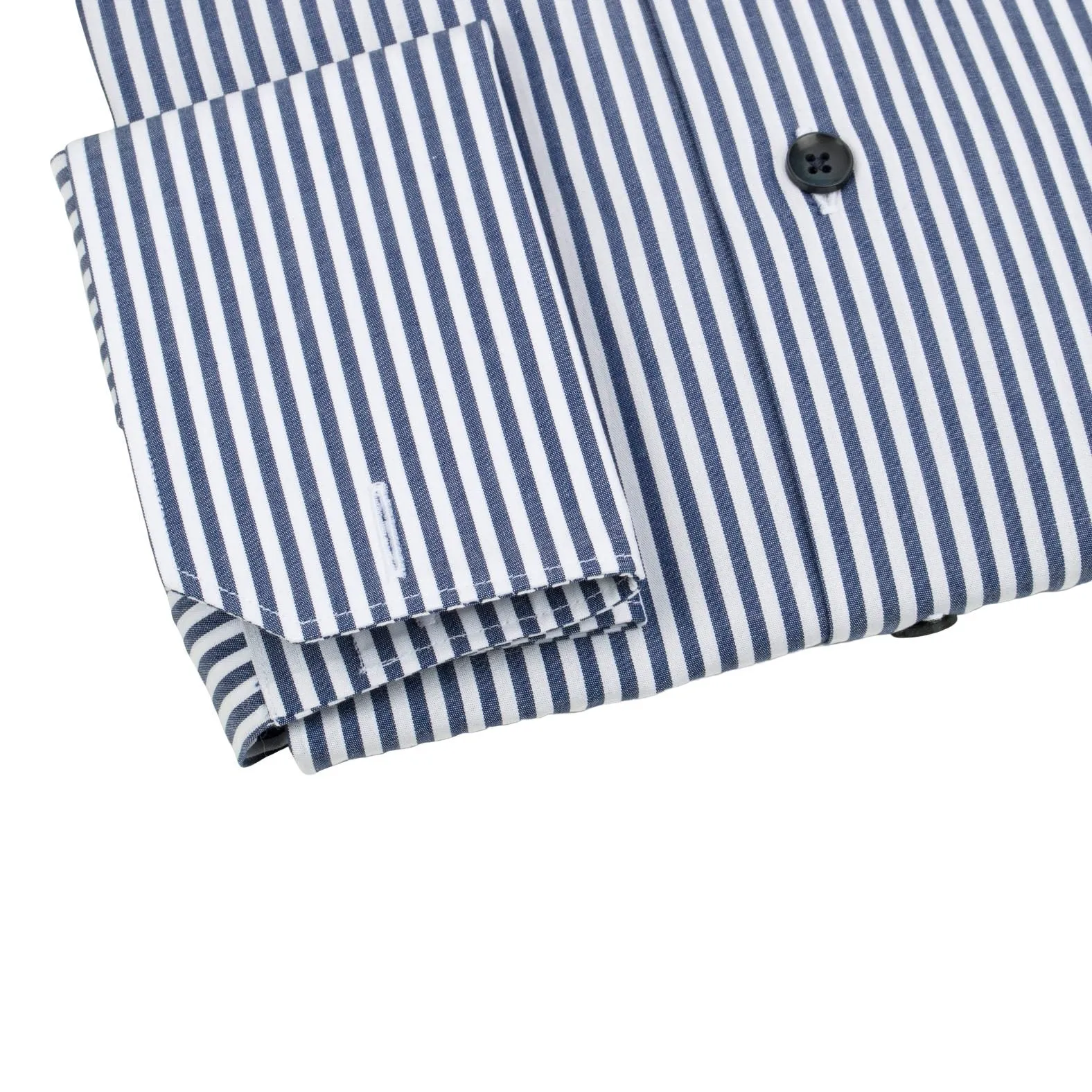 Navy Awning Poplin Dress Shirt