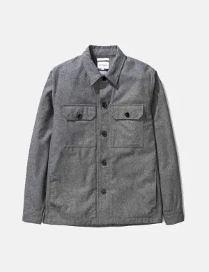 Norse Projects Kyle Jacket (Wool) - Charcoal Grey