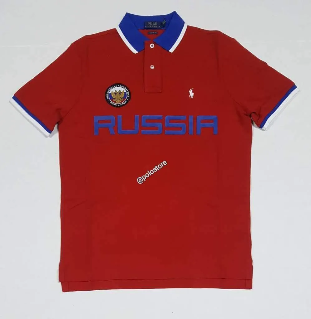 Nwt Polo Ralph Lauren Russia Small Pony Classic Fit Polo