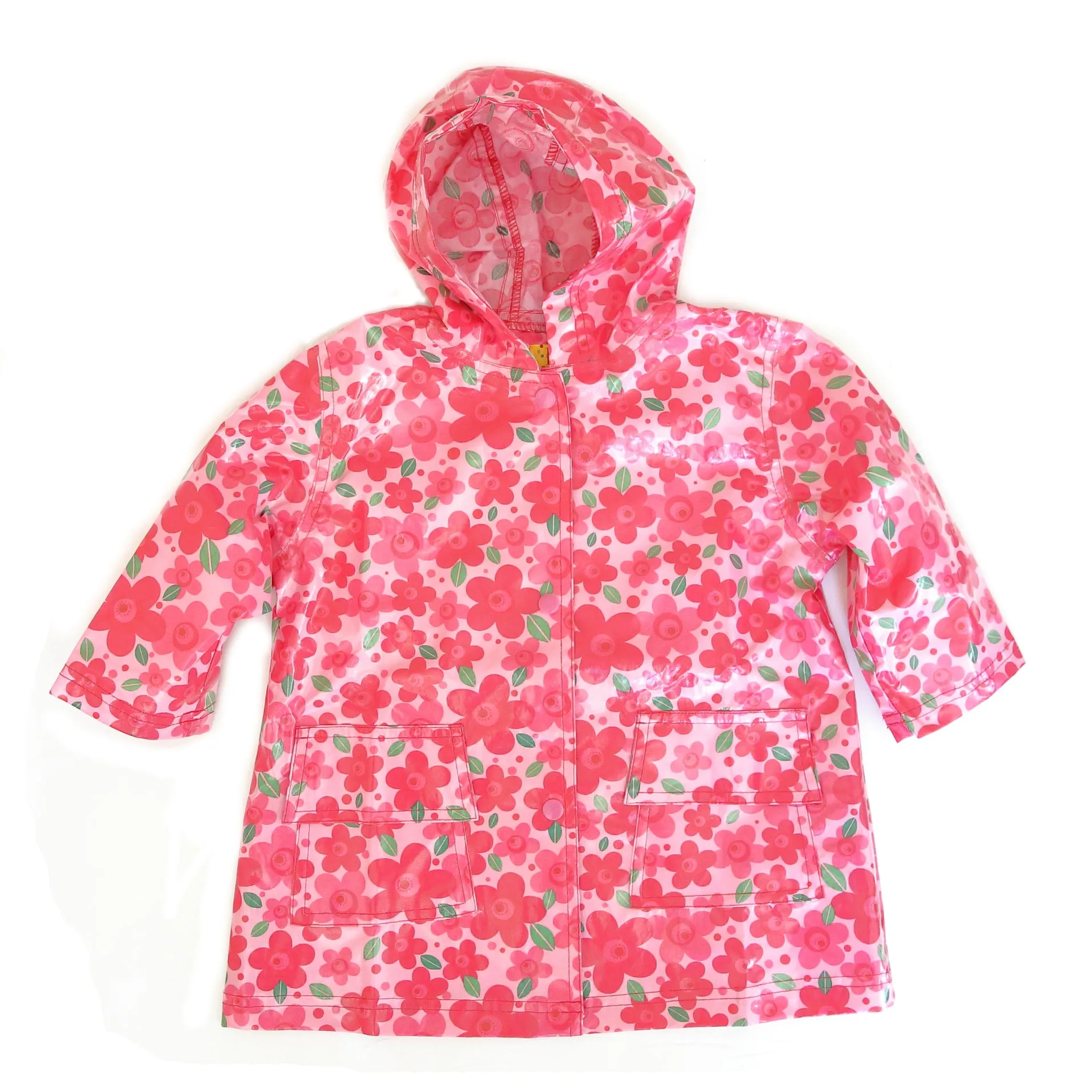 Pink Flower Raincoat