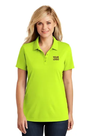 Port Authority Womens Dry Zone UV Micro-Mesh Custom Polos, Safety Yellow