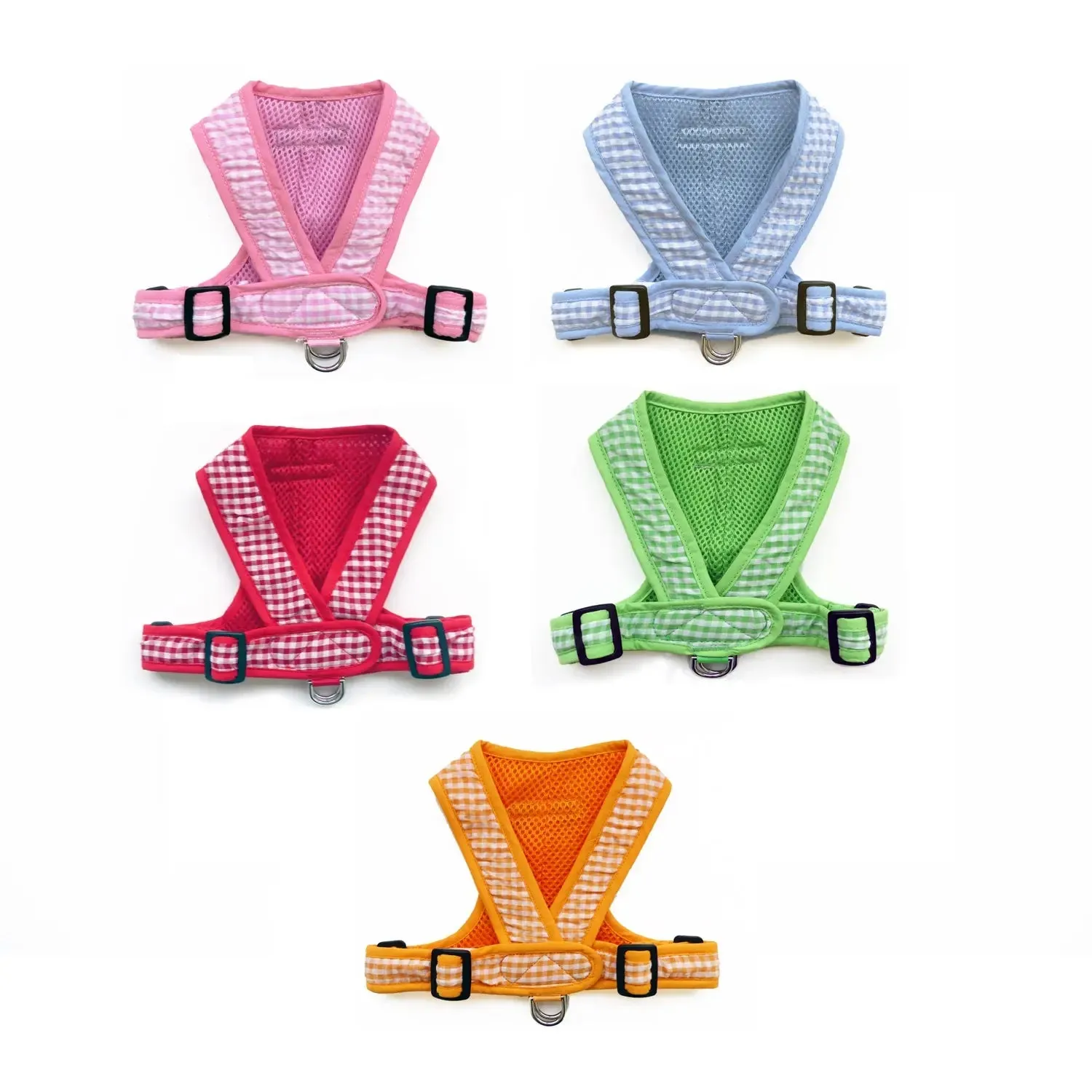 Precision Fit™ Gingham Dog Harness 3 LBS to 40 LBS