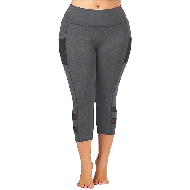 "Lucy" High Waisted Yoga Capris with Pockets