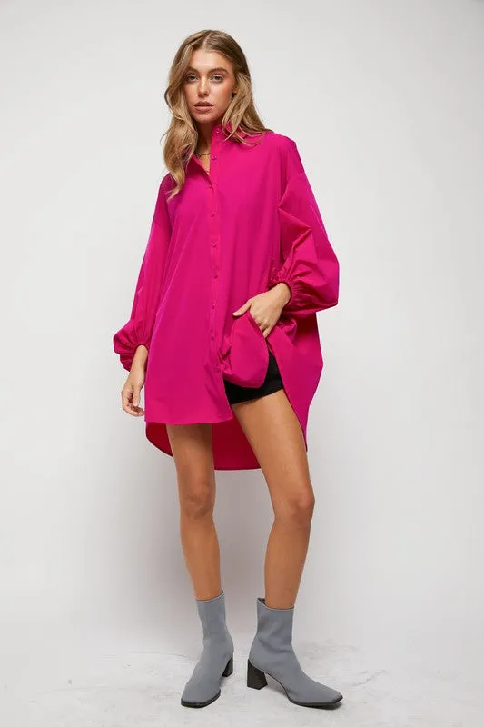 REGULAR FIT SHIRT DRESS