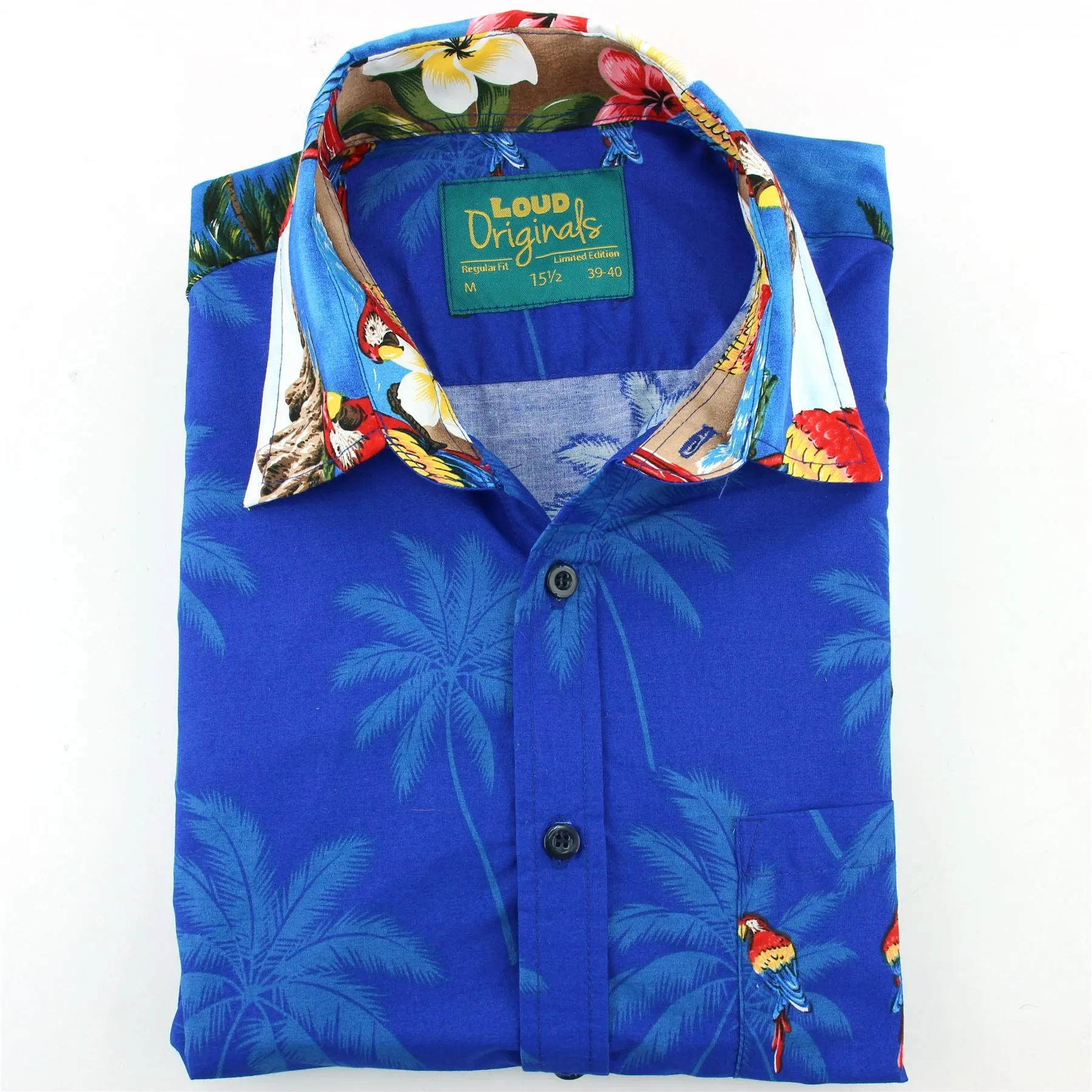 Regular Fit Short Sleeve Shirt - Paradise Parrot