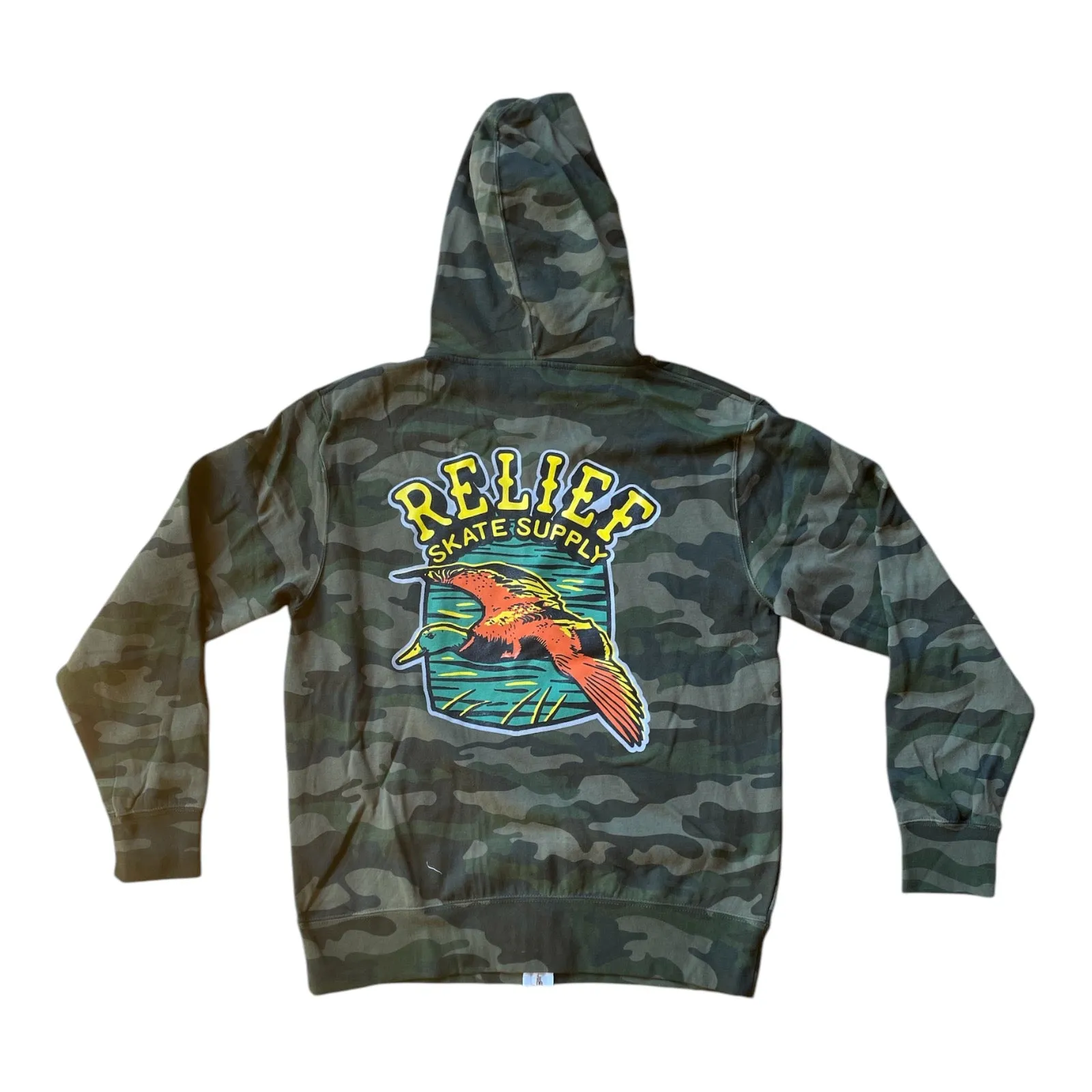 Relief Mallard Camo Zip Hoodie Lightweight