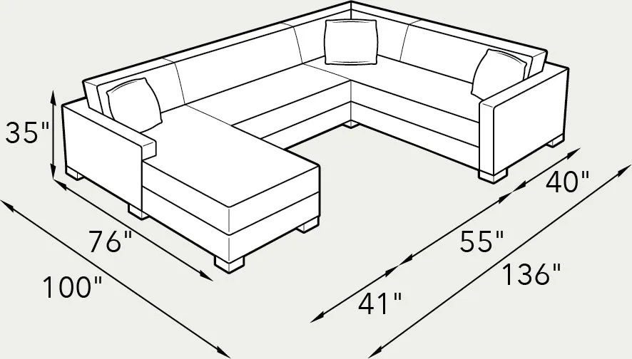 Sausalito Offset Sectional (RF)